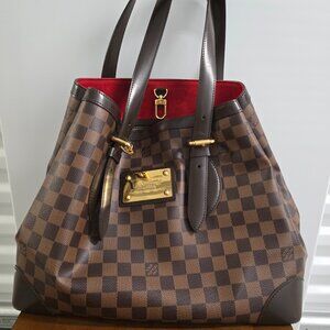 Louis Vuitton Hampstead MM Damier Ebene Tote Bag (discontinued)